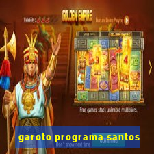 garoto programa santos